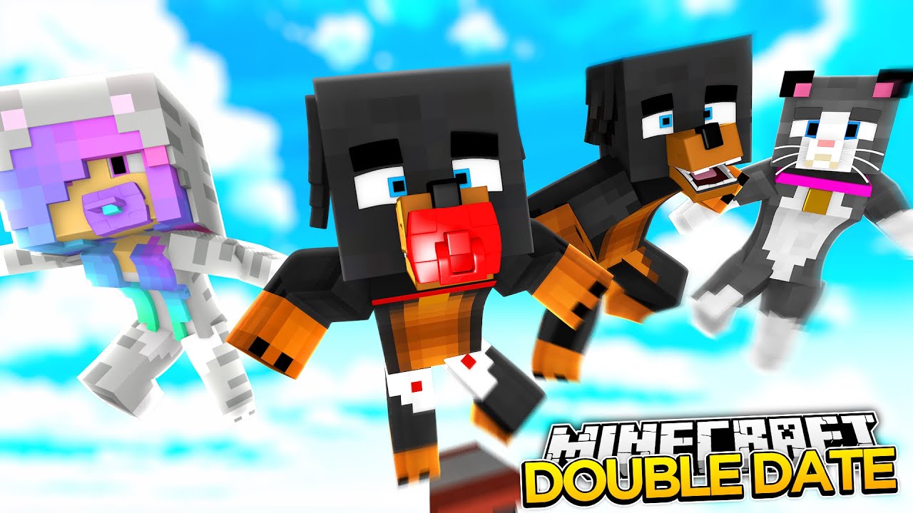 games people play Minecraft - BABY DOUBLE DATE with DONUT AND CASSIE - Little Baby Max
