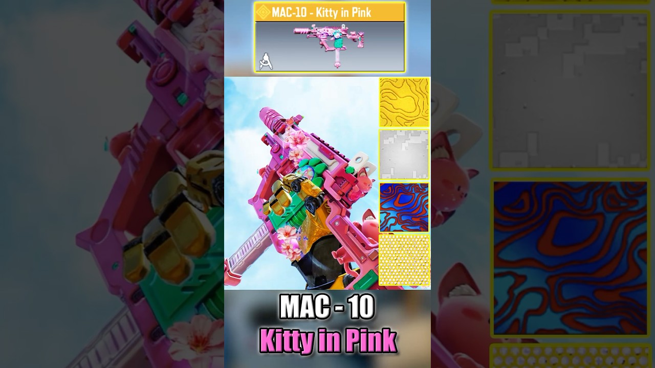 🐱 Kitty in Pink Legendary MAC-10 – Best Loadout + All Camos