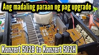 Paano mag upgrade ng Konzert av 502 amplifier sa madaling paraan