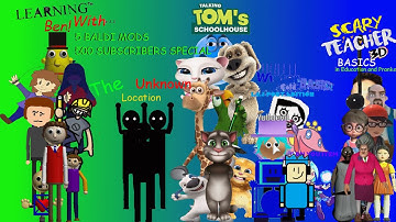 SPECIAL 500 SUBSCRIBERS!!!|PLAYING 5 BALDI MODS (CHAPTER 1) - Baldi