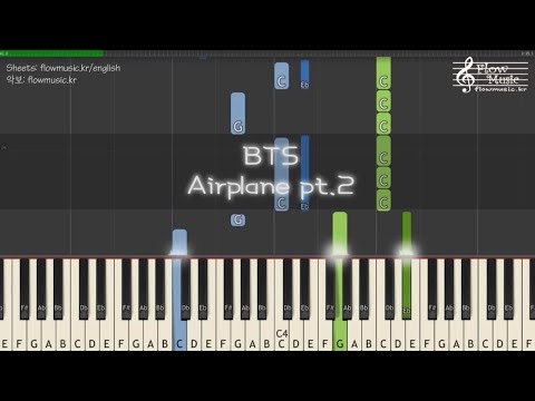 BTS (방탄소년단) - Airplane pt.2 Piano Tutorial 피아노 배우기