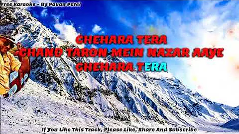 Chand taron main nazar aaye chehra tera hindi Karaoke provide by Ramzan Ali  360 X 640