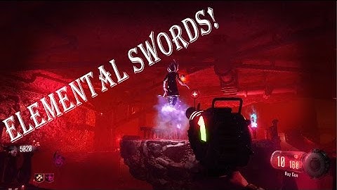 Shadows of Evil - ELEMENTAL SWORDS _ Collecting zombie souls