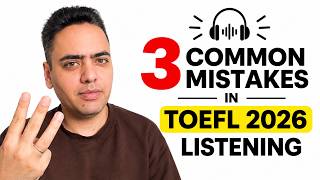 Three Mistakes Tests Takers Usually Make in TOEFL 2026 Listening
