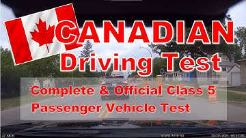 Canadian Driving Test - Official MPI DMV Class 5 - Relax and PASS!