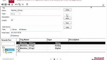 steps to create HMI Tags and Folders in a FTView ME application