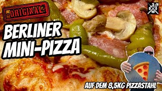 Berliner Mini Pizza auf dem 8,5 kg Pizzastahl  030 BBQ