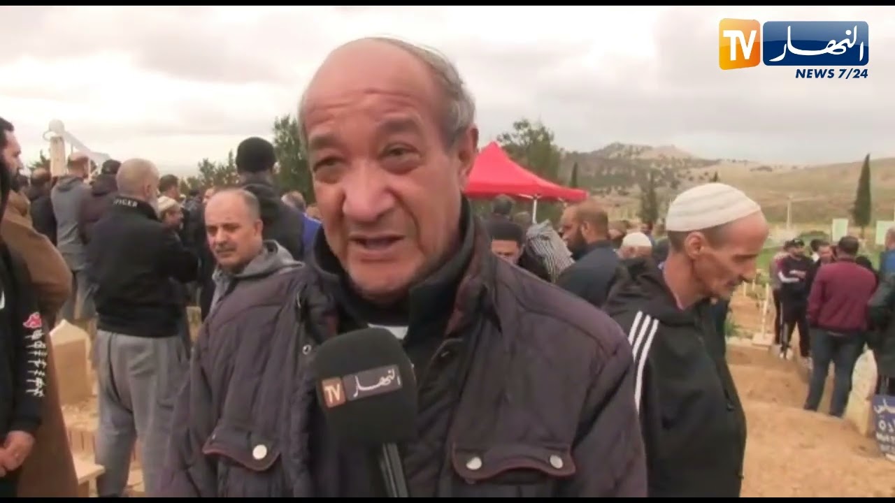 سعيدة : تشييع جنازة محمد مساعدي رئيس النادي الهاوي بمقبرة الربع وسط حضور رسمي وشعبي