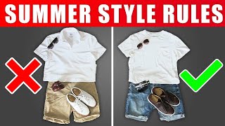 7 Summer Style Rules ALL MEN SHOULD FOLLOW! (Look BETTER This Summer)