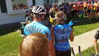 Little Angus Young Rocks RAGBRAI: AC/DC Tribute Band and Spandex