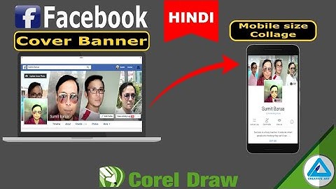 Facebook Banner design coreldraw in Hindi tutorial