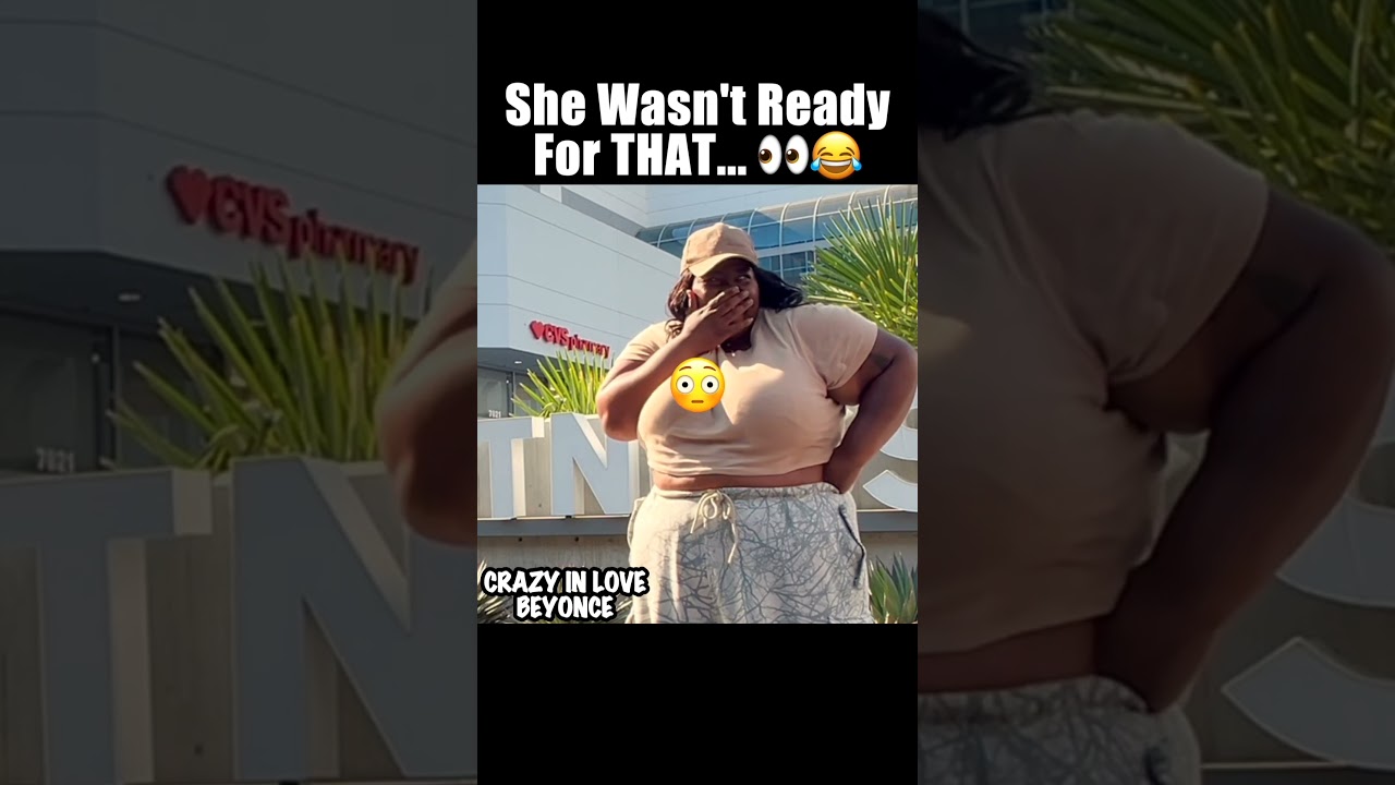 She said "don't hurt yourself now" 😂 That backfired!! 🤣