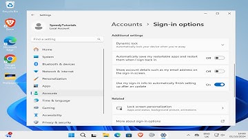 How To Require Computer Password After Waking up From Sleep in Windows 11