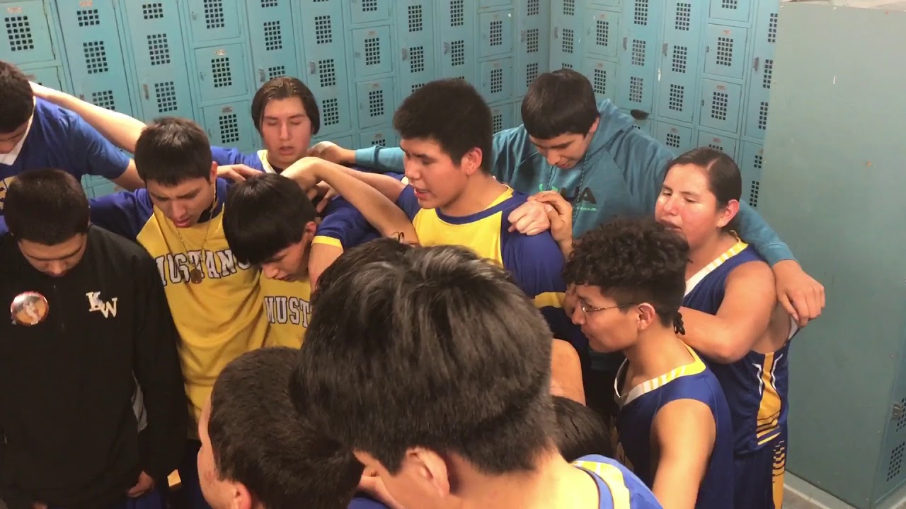 Little Wound Mustangs Pregame Prayer Song