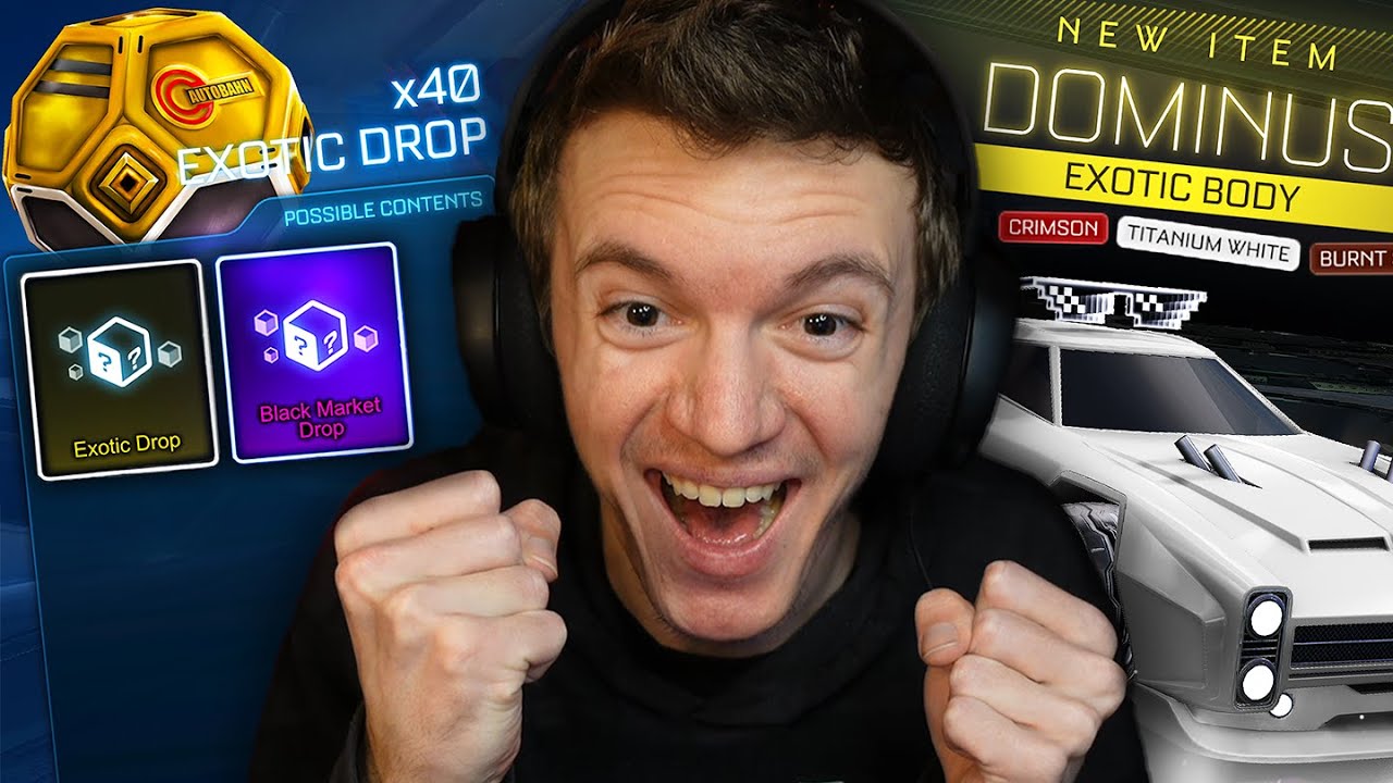 PAINTED DOMINUS *EXOTIC* DROP OPENING IN ROCKET LEAGUE! YouTube