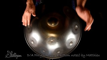 Handpan - D/A Phrygian 11 (+ chromatic bottom notes) - Shellopan prototype by Matthieu