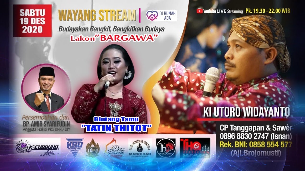 #LIVE KI UTORO WIDAYANTO - Lakon BARGAWA - BT  TATIN THITOT