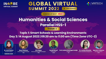 Parallel Sessions Theme 3 Topic 1: Smart Schools and Learning Environments