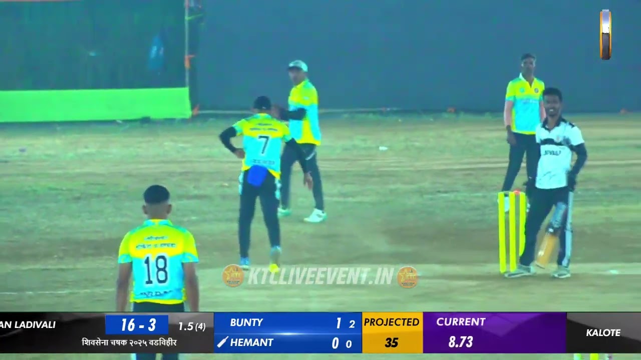 KALOTE vs JAY HANUMAN LADIVALI || शिवसेना चषक २०२५ वडविहीर ।। दुसरी रात्र ।। 