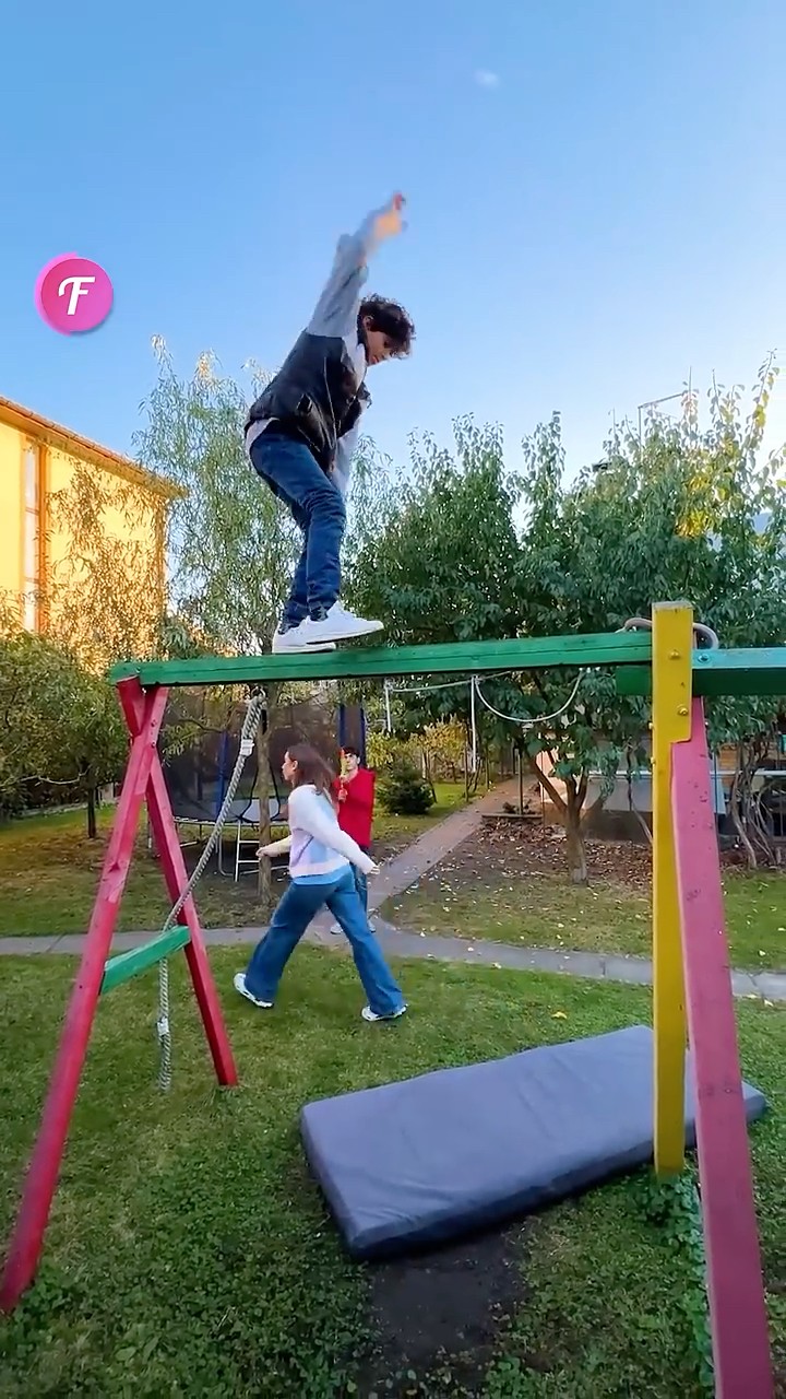 This Mom’s Reflexes Are Faster Than Her Boys’ Pranks! #shorts