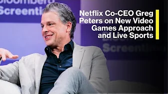 Netflix Co-CEO Greg Peters on New Video Games Approach and Live Sports Push
