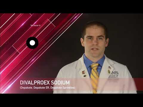 Video: Divalproex Sodium: Biverkningar, Dosering, Användning Och Mer