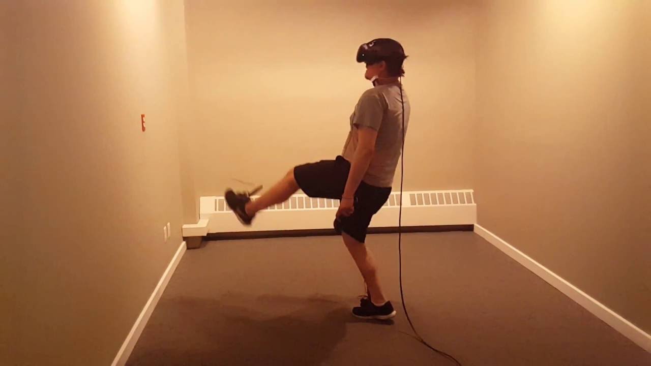 Vive feet tracking VR Moon Soccer 1 YouTube