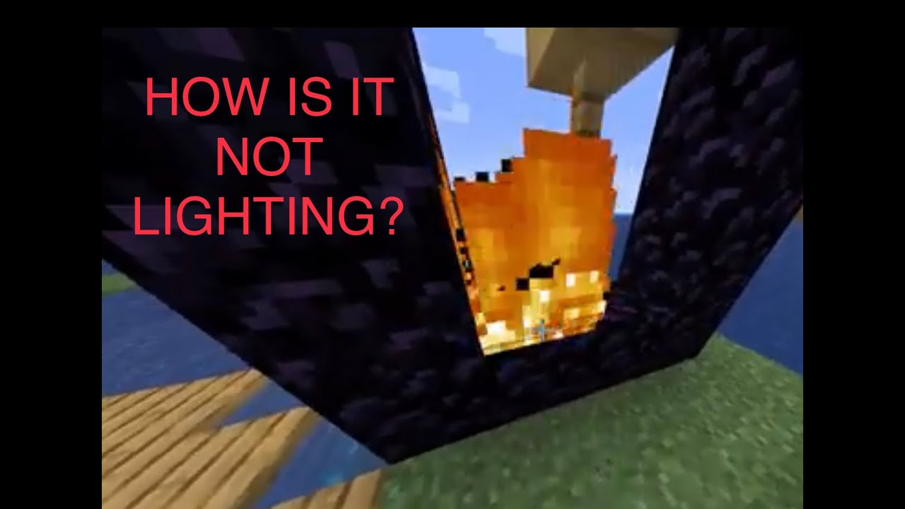 Neather Light I can’t light the nether portal… - YouTube