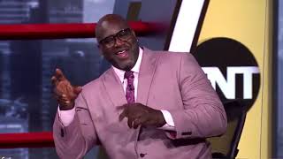 Inside The NBA - SHAQ mentions Paul Pierce and can't stop laughing about the situation recently