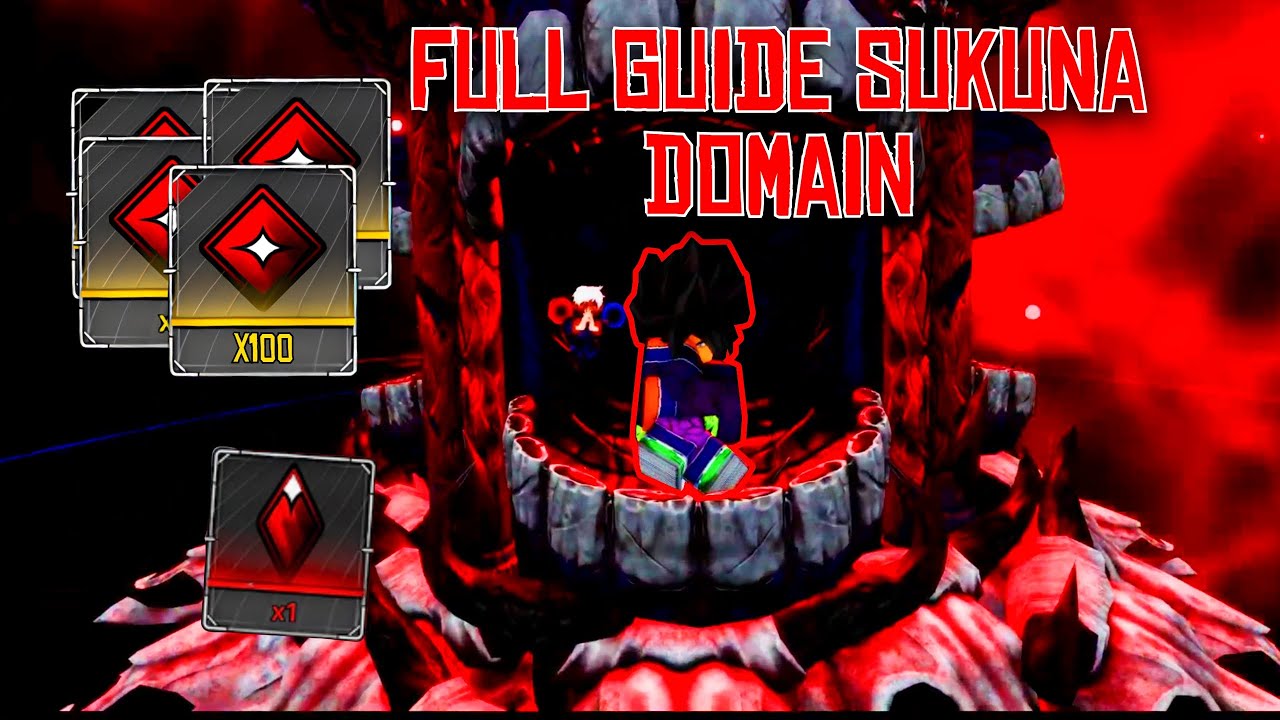 Sukuna Domain Full Guide - Cursed Flash + Fingers  |  Jujutsu Zero (Roblox)