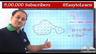 Area of irregular shape using graph paper | Measurement | Class 7 | CBSE | NCERT | ICSE