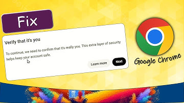 How to Fix "Verify that it