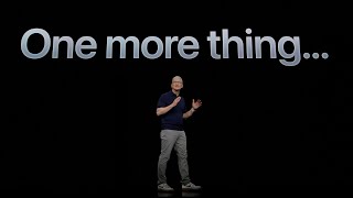 "One more thing" - Tim Cook