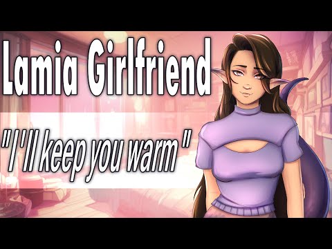 Your Lamia Girlfriend Coils Around You to Keep You Warm [ASMR Roleplay] [Cozy Cuddles]