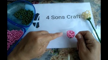 3D Beaded Flower Tutorial