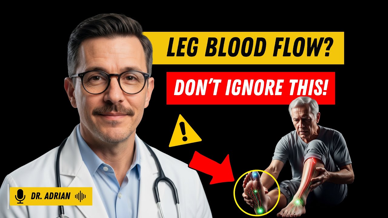 Over 60 Fix Poor Leg Circulation Fast Cold Feet & Numb Toes Relief  Senior Health Tips