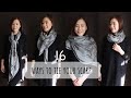 16 Ways To Tie A Scarf. How I Style My Hermes Shawl. Fashion Hacks Every Girl Must Know.