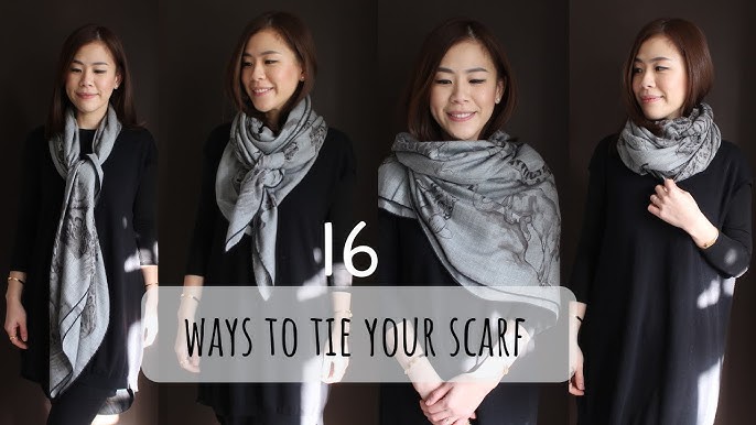 5 Easy Ways to Style a Louis Vuitton Shawl Scarf (plus many more!) 