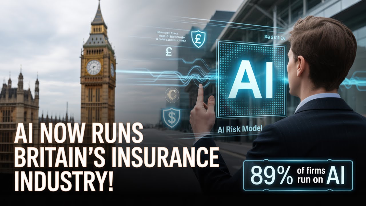 🌍 “UK Insurers Go Digital: 89% Now Embrace AI-Driven Risk Models”