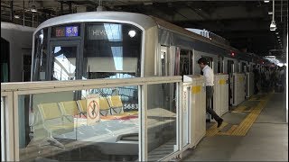 [60fps]東急目黒線 各停日吉行 武蔵小杉駅 Tokyu Meguro-line Musashi-Kosugi sta.