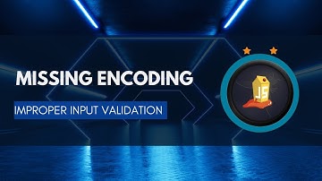 Missing Encoding | Improper Input Validation | OWASP Juice Shop