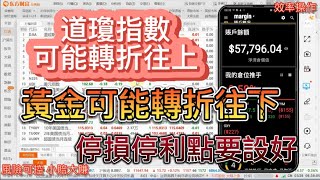 【美股盤後】20230327道瓊指數可能轉折往上，黃金可能轉折往下，停損停利點要設好，美股分析 投資記錄第231天#美股#股票#財經