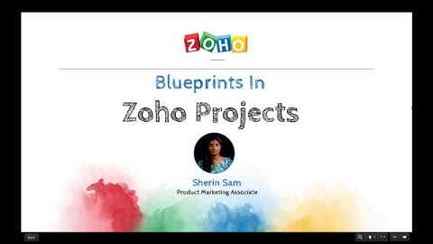 Webinar: Blueprints in Zoho Projects