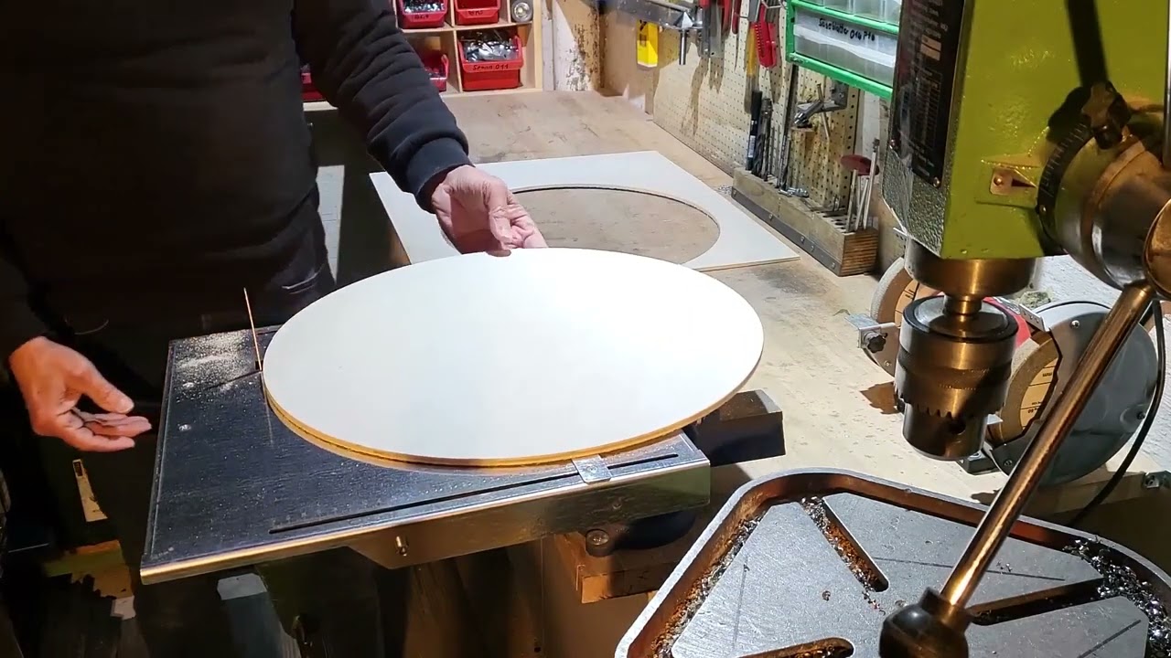 Trenn-Biber 011 Stichsägetisch - kreisrunde Sägeschnitte, präzise Längsschnitte info auf ebay/amazon