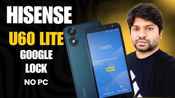 Hisense U60 Lite Google Lock Unlock | Frp Bypass | Remove Gmail Account | Za Mobile Tech