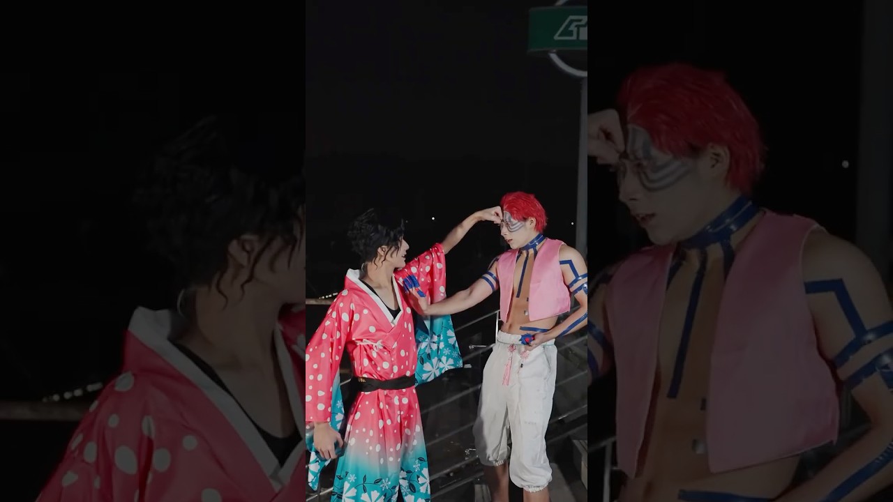 Akaza & Muzan #anime #game #fyp #kimetsunoyaiba #demonslayer #akaza #muzan #cosplay #cosplayer #girl