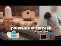 Visite des poussins  refresh cheveux  vlog lecture