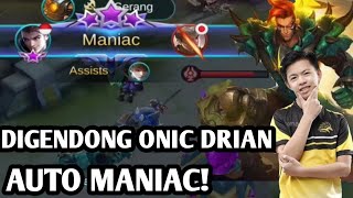 Onic Drian Claude Maniac Bearzz Jawhead Ft. Onic Drian Claudesuper Carry