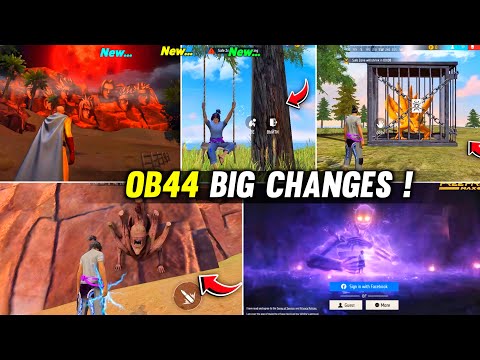 Top New Changes OB44 Upcoming Update 😲 Free Fire New Map Ob44