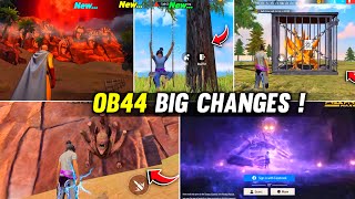 Top New Changes OB44 Upcoming Update 😲 Free Fire New Map Ob44